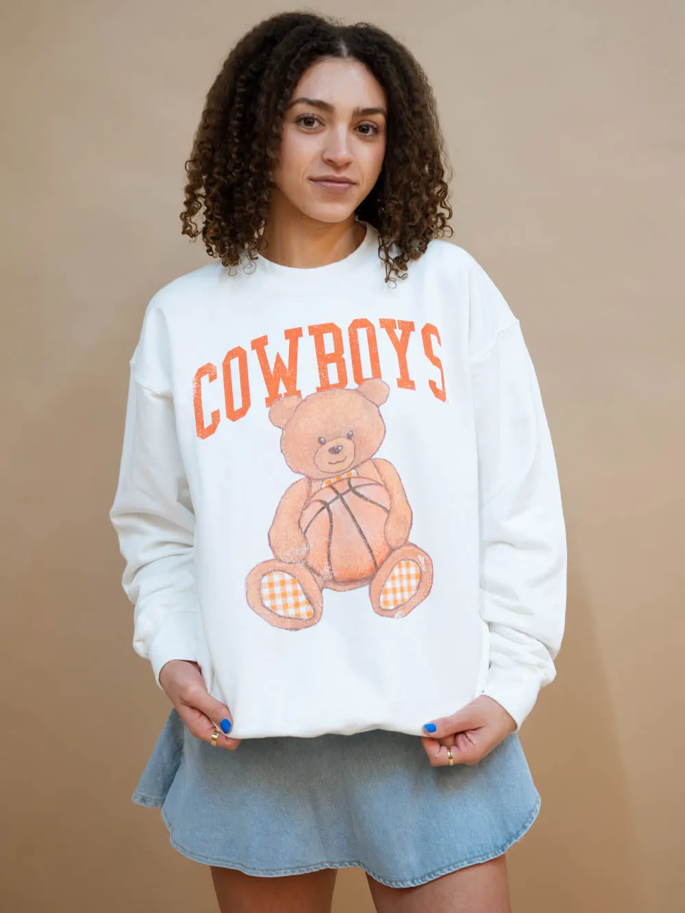 Cowboys Basketball Bear Sweatshirt