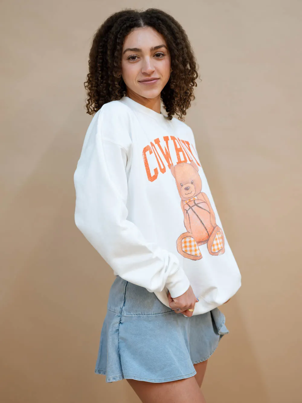 Cowboys Basketball Bear Sweatshirt