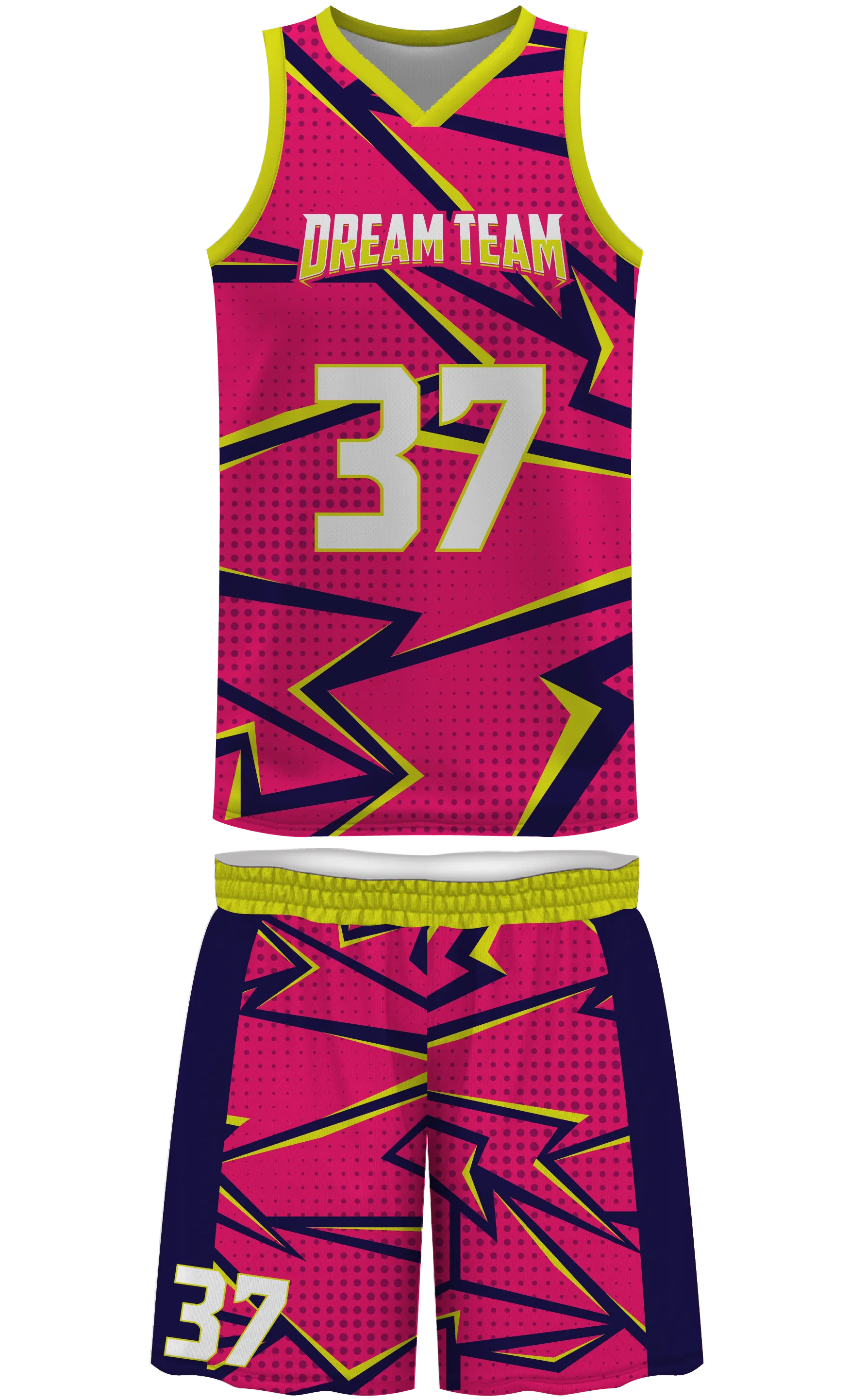 Custom Basketball Uniforms Design Code 204