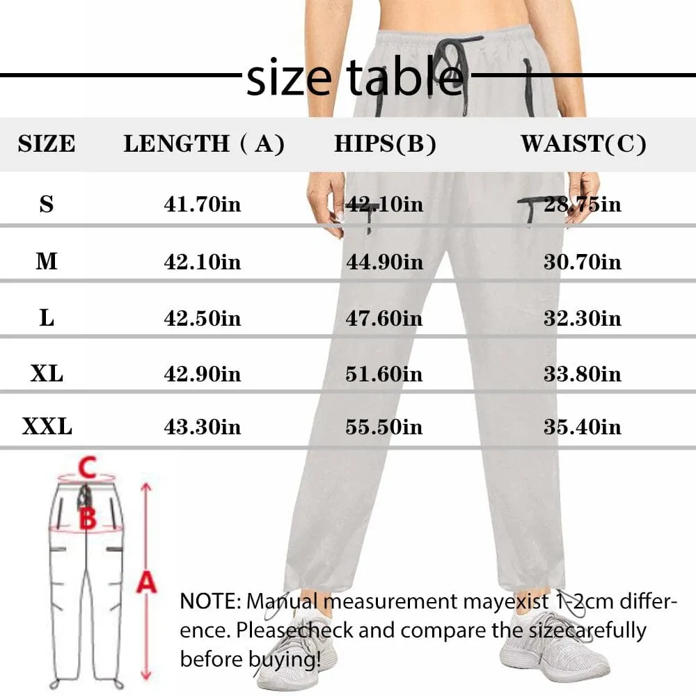 Custom Face Yellow&Pink Flower Women's All Over Print Casual Elastic Drawstring Pants Personalized Quick Dry Pants