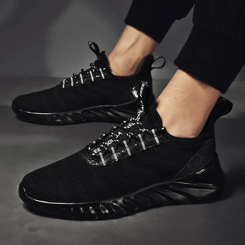 Flying Woven Large Size Sports Running Shoes