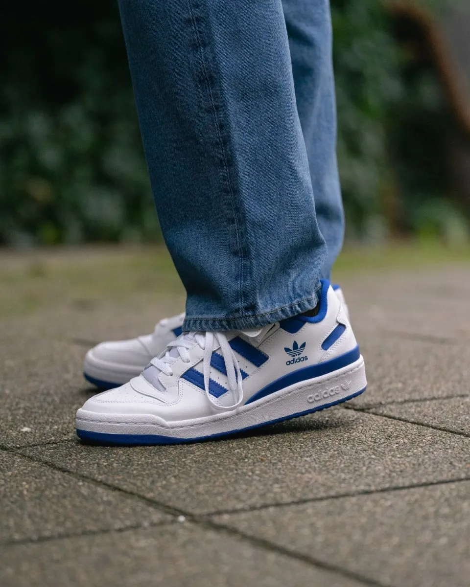 Forum Low - White/Royal Blue