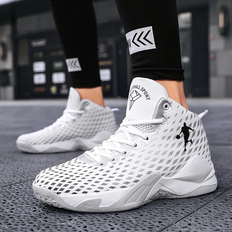 High Top Men Ladies Kids Trending Casual Shoes Outdoor Lightweight Basketball Breathable Sneakers