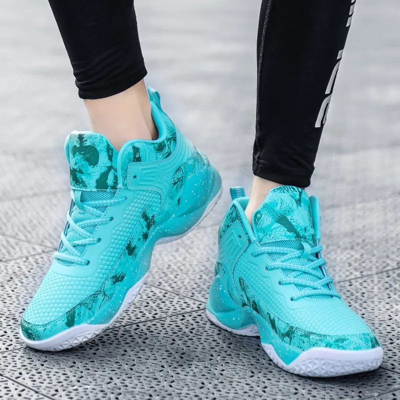 High Top Men Ladies Kids Trending Casual Shoes Outdoor Lightweight Basketball Breathable Sneakers