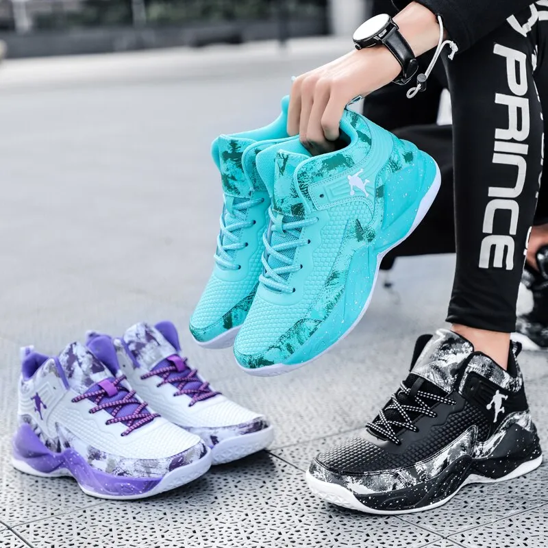 High Top Men Ladies Kids Trending Casual Shoes Outdoor Lightweight Basketball Breathable Sneakers