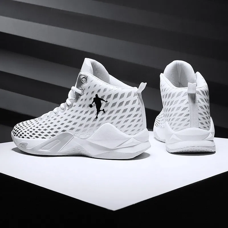 High Top Men Ladies Kids Trending Casual Shoes Outdoor Lightweight Basketball Breathable Sneakers