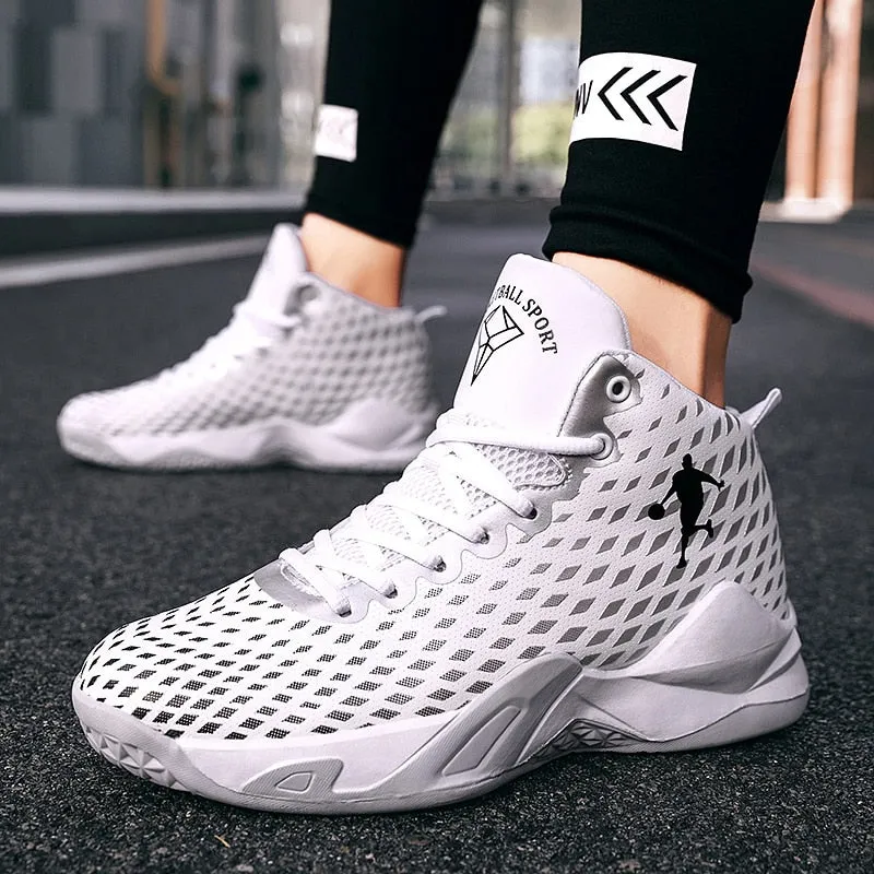 High Top Men Ladies Kids Trending Casual Shoes Outdoor Lightweight Basketball Breathable Sneakers