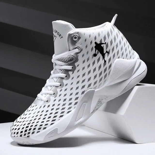 High Top Men Ladies Kids Trending Casual Shoes Outdoor Lightweight Basketball Breathable Sneakers