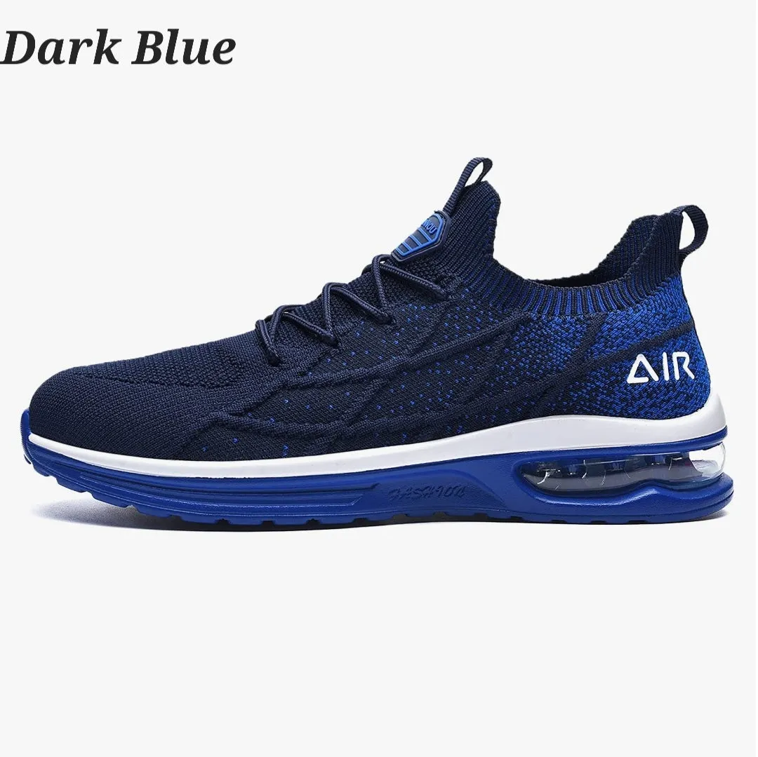 IIV Mens Walking Shoes Air Casual Running Gym Tennis Fashion Sneakers Comfortable Non Slip Black US 10