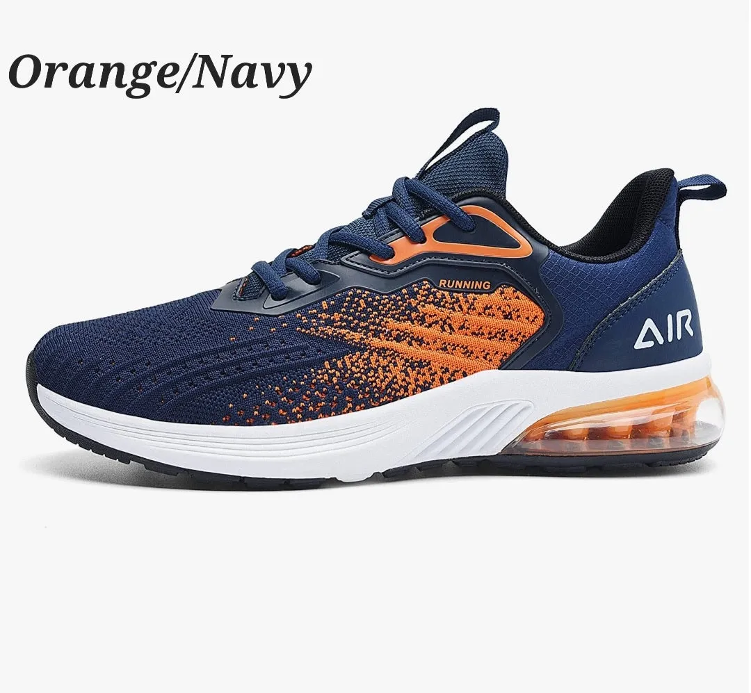 IIV Mens Walking Shoes Air Casual Running Gym Tennis Fashion Sneakers Comfortable Non Slip Black US 10