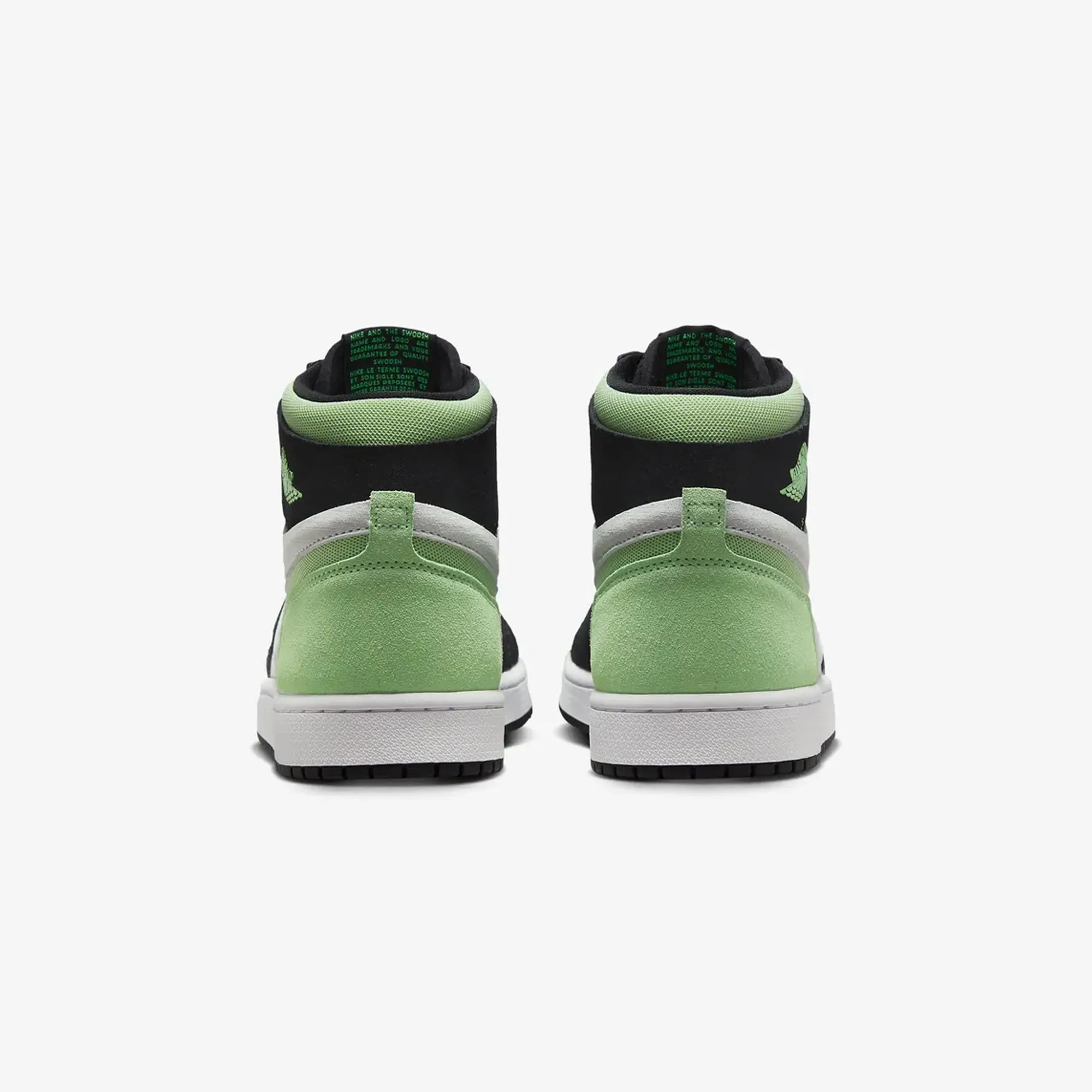 Jordan | AIR JORDAN 1 ZOOM CMFT 2  { WHITE/BLACK/HONEYDEW/GREEN