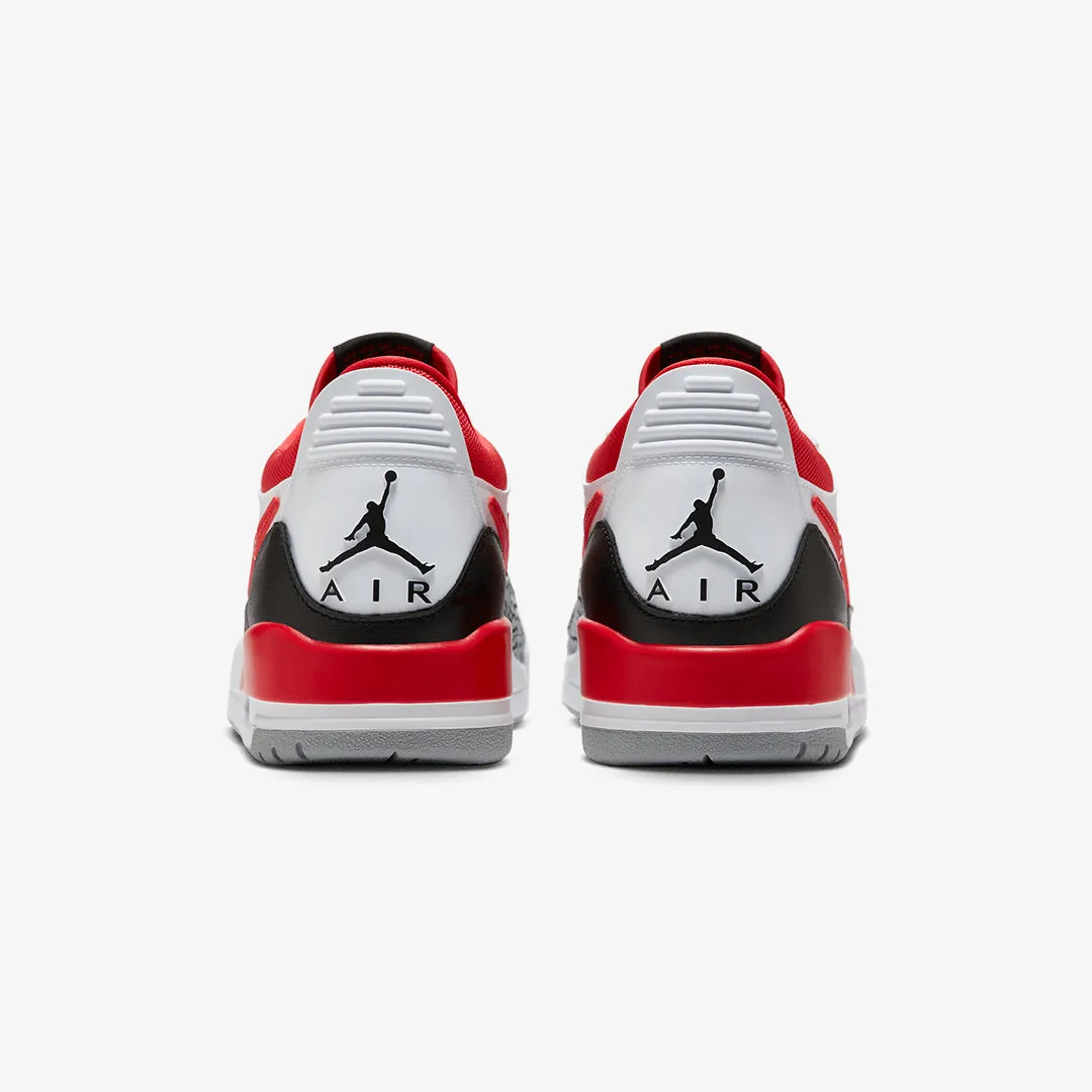 Jordan | AIR JORDAN LEGACY 312 LOW  { WHITE/FIRE RED-BLACK-WOLF GREY