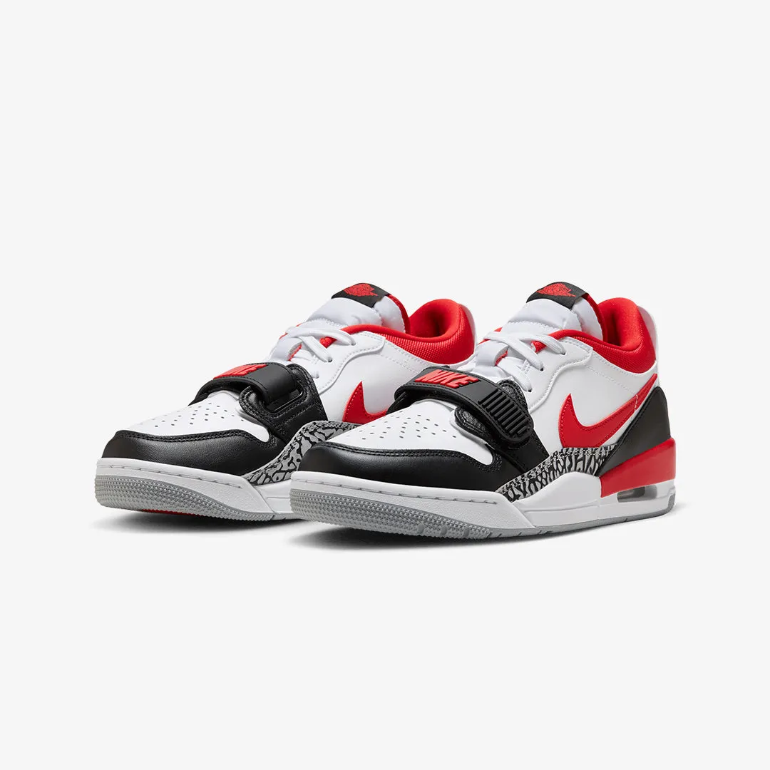 Jordan | AIR JORDAN LEGACY 312 LOW  { WHITE/FIRE RED-BLACK-WOLF GREY