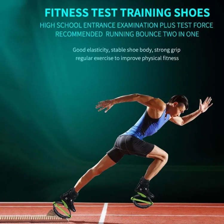 Jumping Shoes Bounce Shoes Indoor Sports Rebound Shoes, Size:  39/41  (Black Green Label)