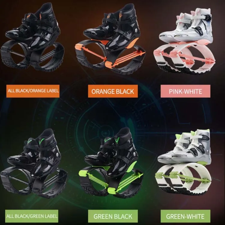 Jumping Shoes Bounce Shoes Indoor Sports Rebound Shoes, Size:  39/41  (Black Green Label)
