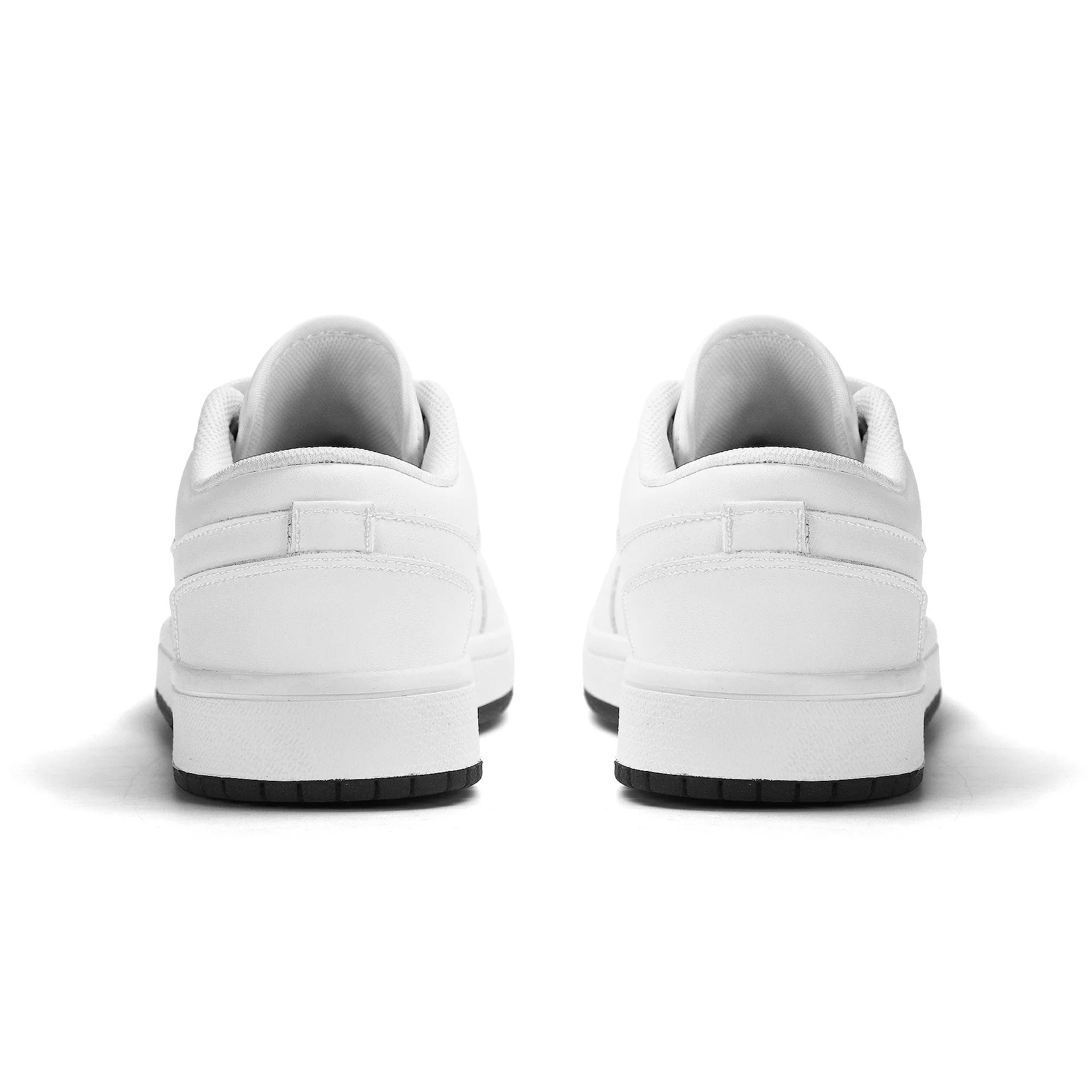 Kids Customizable Low Top Vegan Leather Sneakers