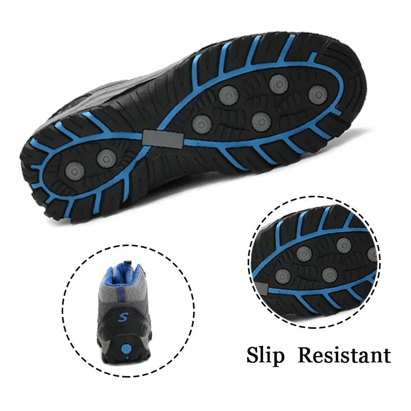 Man's outdoor hiking anti-skid stable comfortable classic fashion high top sneakers