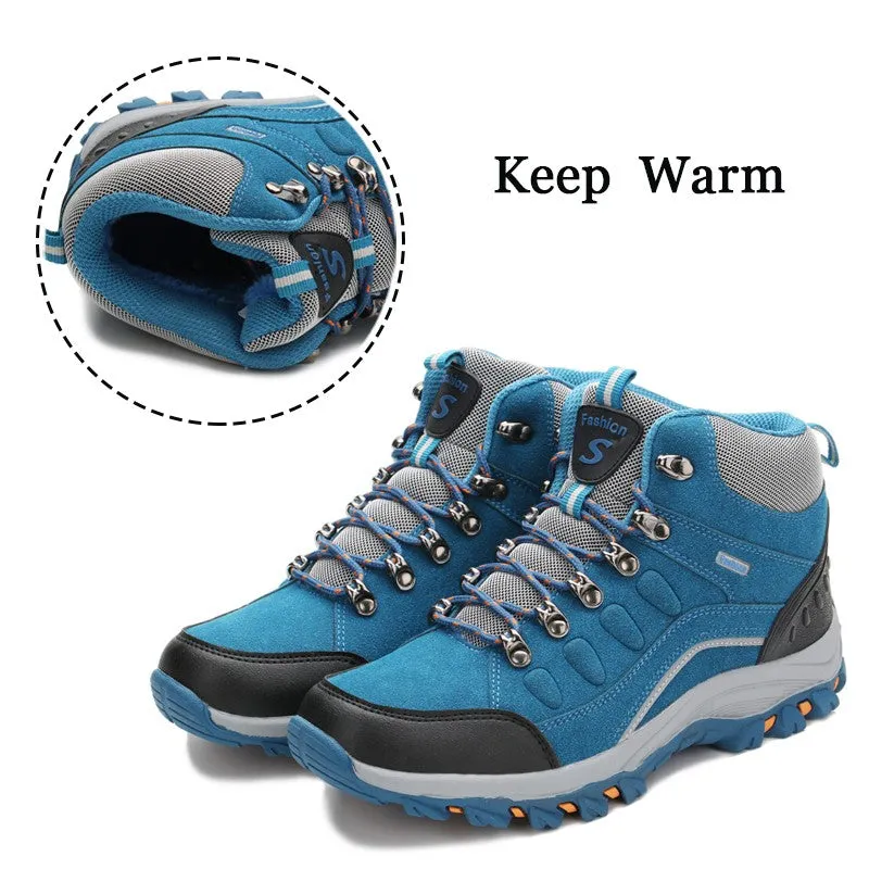 Man's outdoor hiking anti-skid stable comfortable classic fashion high top sneakers
