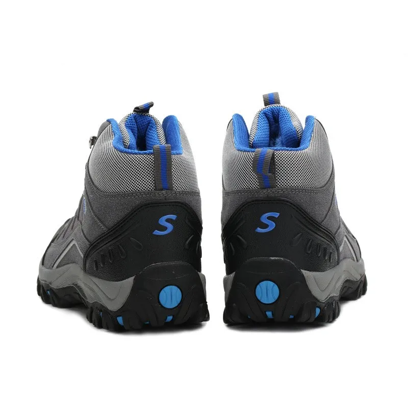 Man's outdoor hiking anti-skid stable comfortable classic fashion high top sneakers