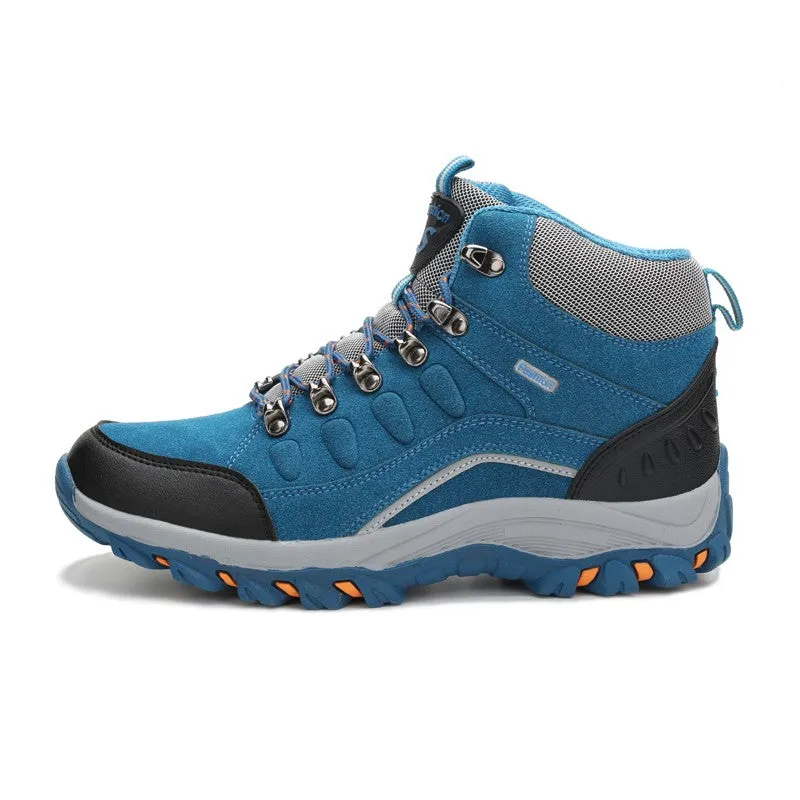 Man's outdoor hiking anti-skid stable comfortable classic fashion high top sneakers