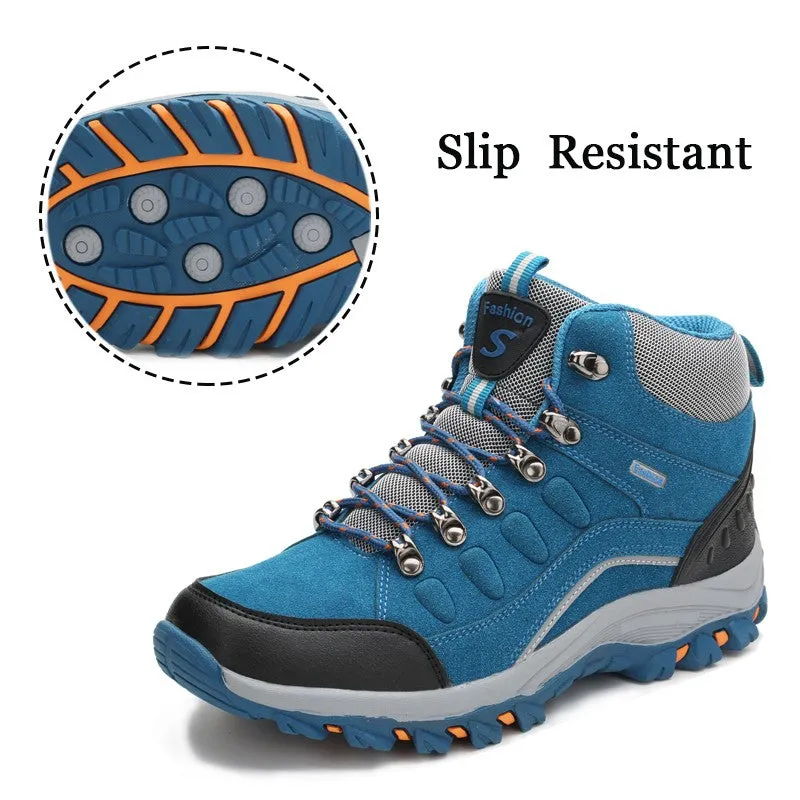 Man's outdoor hiking anti-skid stable comfortable classic fashion high top sneakers