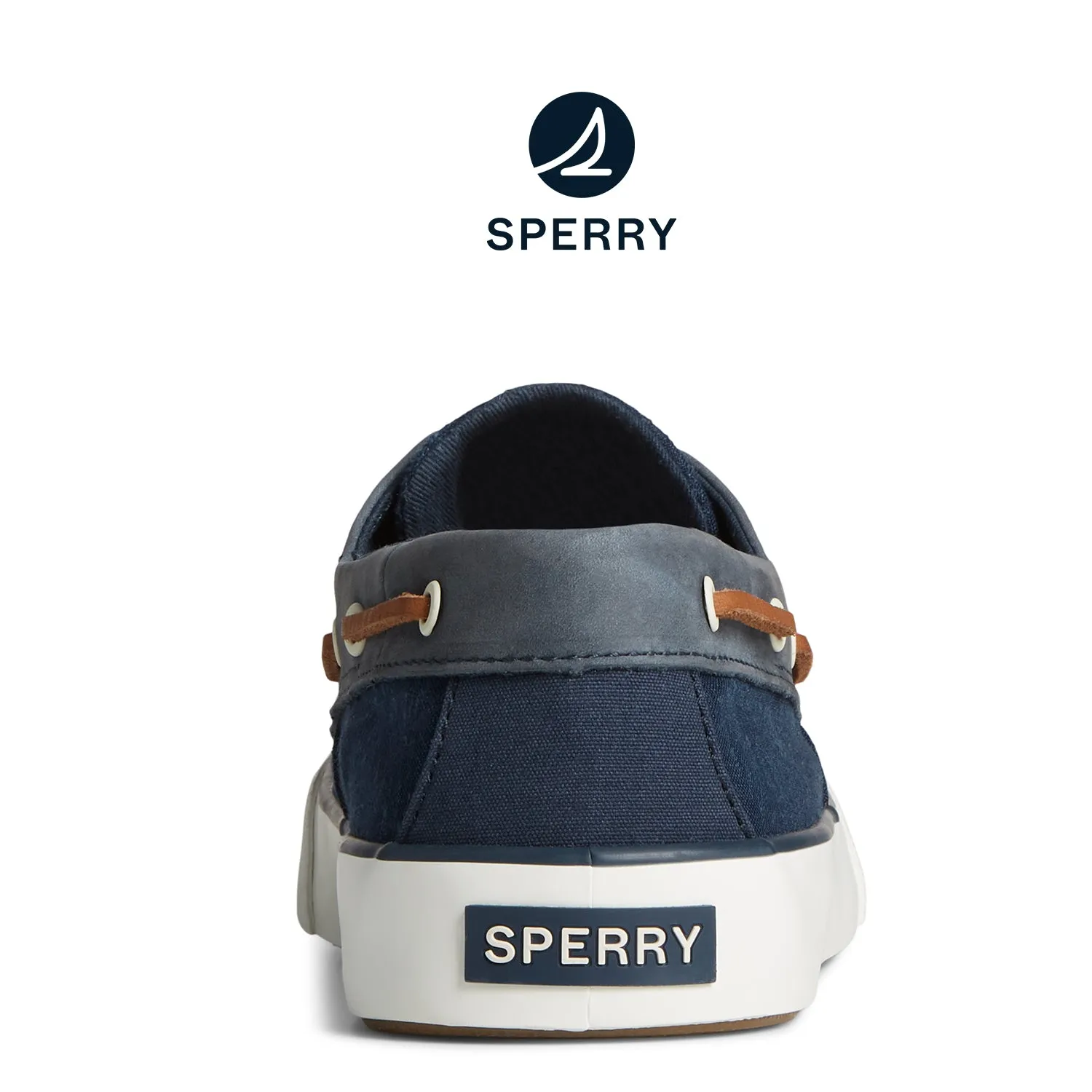 Men's Bahama Linen Sneaker 
Navy (STS25588)