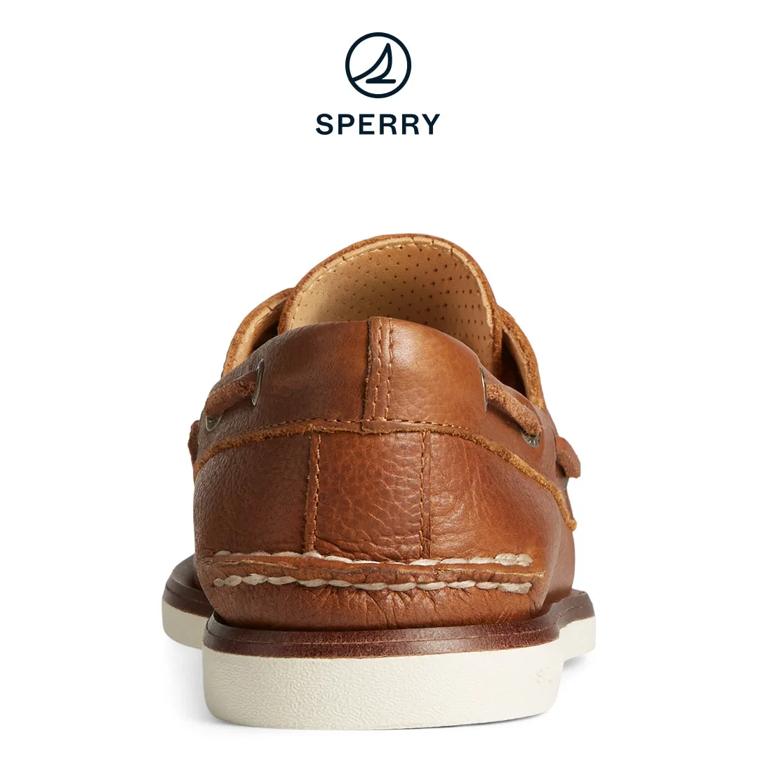 Men's Gold Cup™ Authentic Original™ 2-Eye Tumbled Leather Boat Shoe Tan (STS25504)