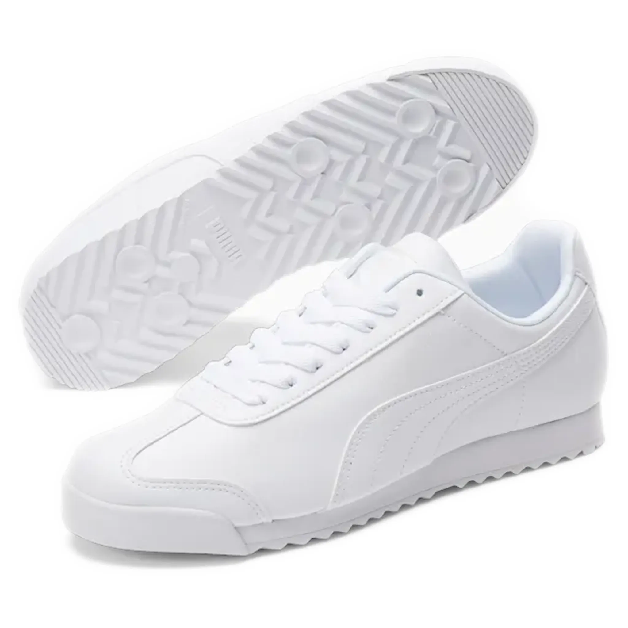 Men's Puma Roma Basic Shoes - White