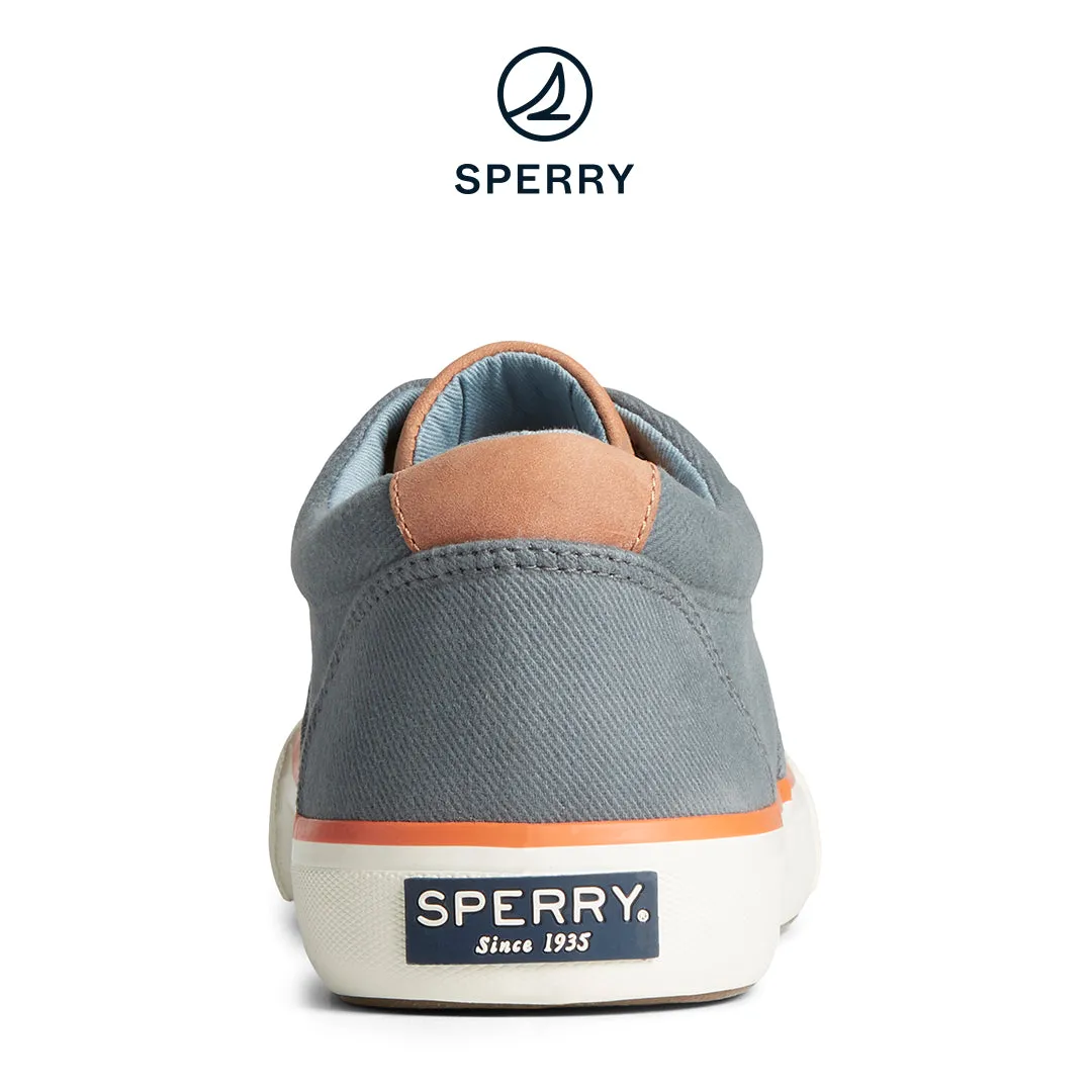 Men's SeaCycled™ Striper II CVO Twill Sneaker Light Blue (STS25424)