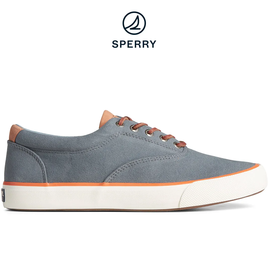 Men's SeaCycled™ Striper II CVO Twill Sneaker Light Blue (STS25424)