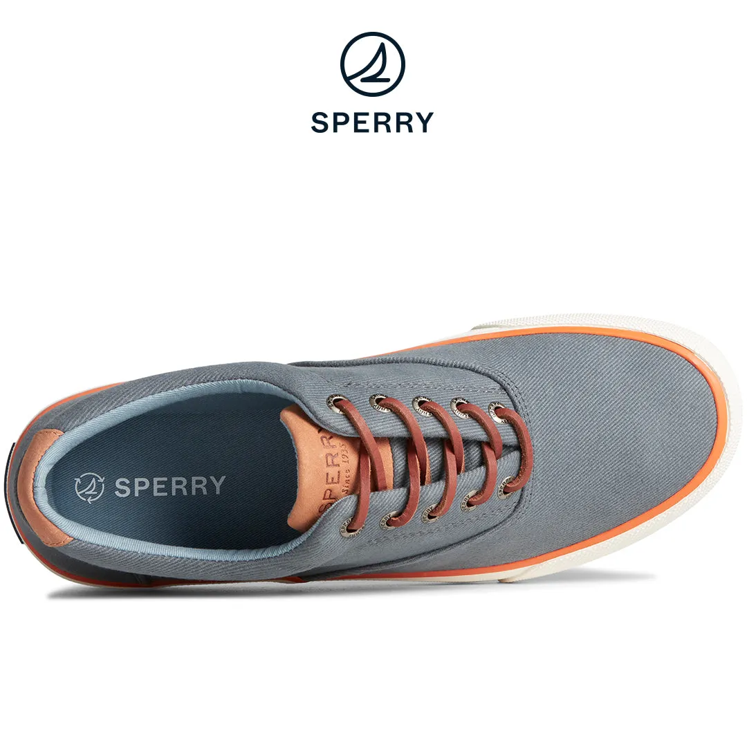 Men's SeaCycled™ Striper II CVO Twill Sneaker Light Blue (STS25424)