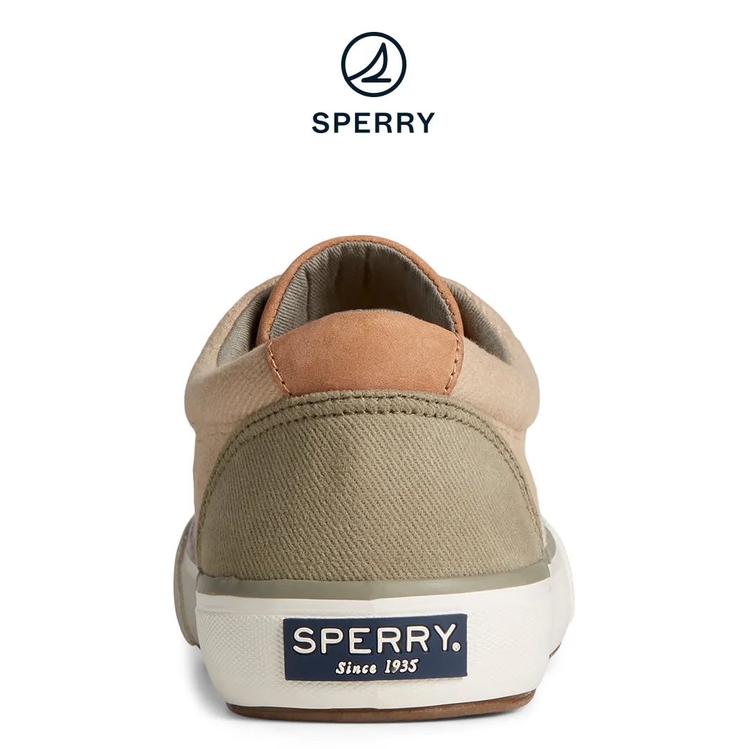 Men's SeaCycled™ Striper II CVO Twill Sneaker Tan (STS25427)