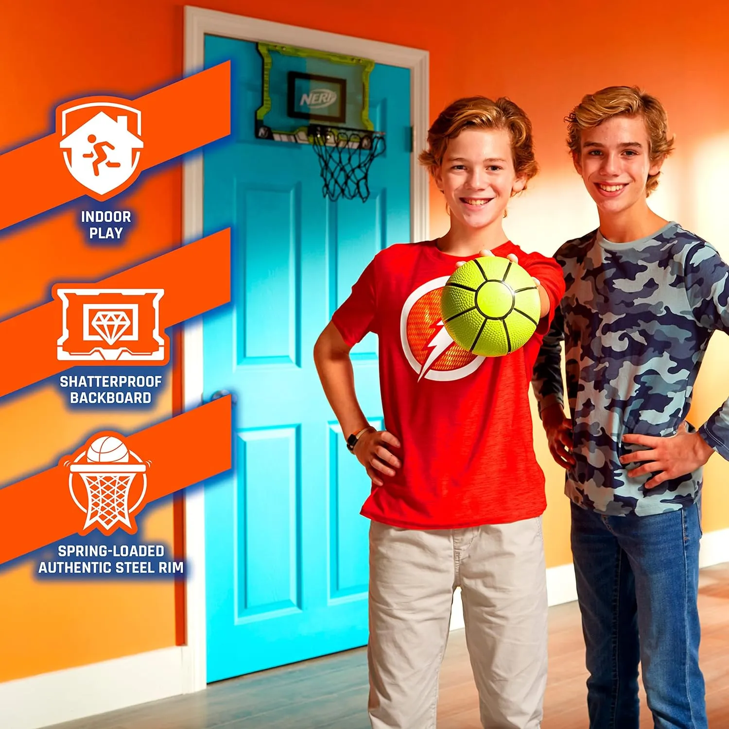 Nerf Pro Hoops Basketball Set