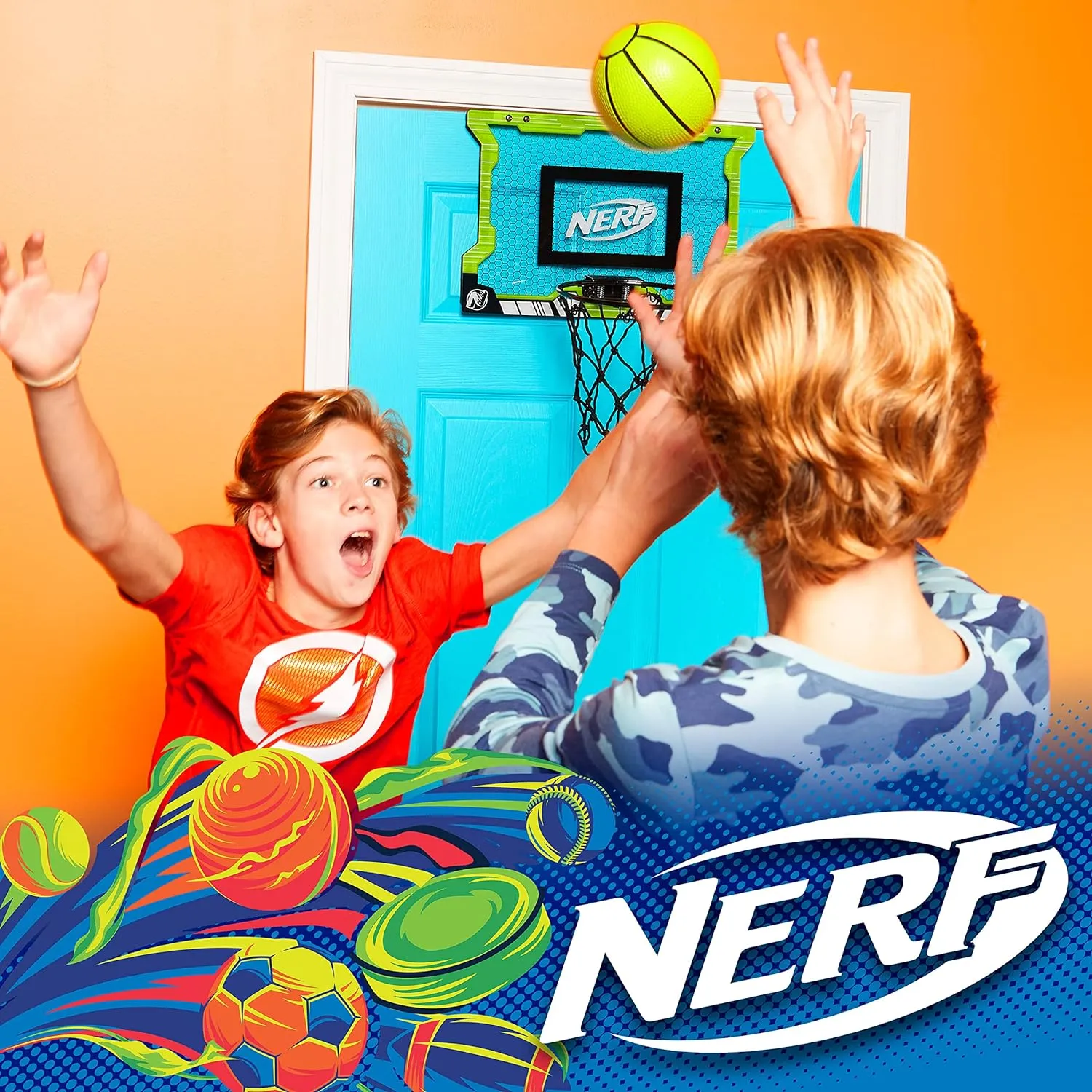 Nerf Pro Hoops Basketball Set