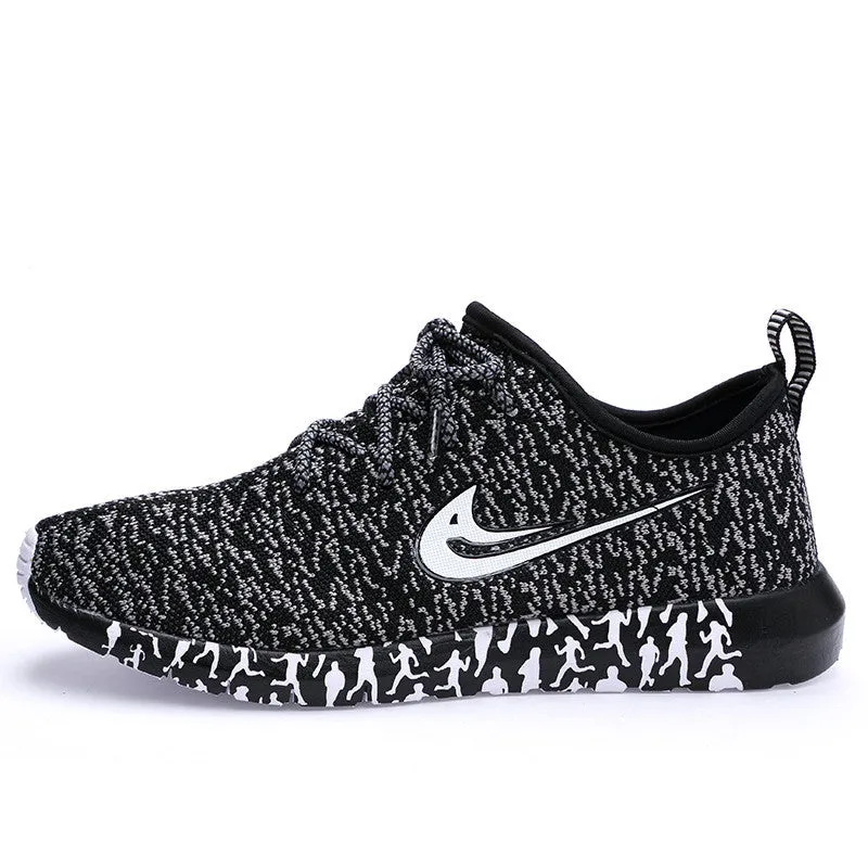 New Summer Woman Running Shoes Comfortable Sports Shoes Loose-fitting Lace-up Flats Ladies Breathable  Women's shoes 3 color