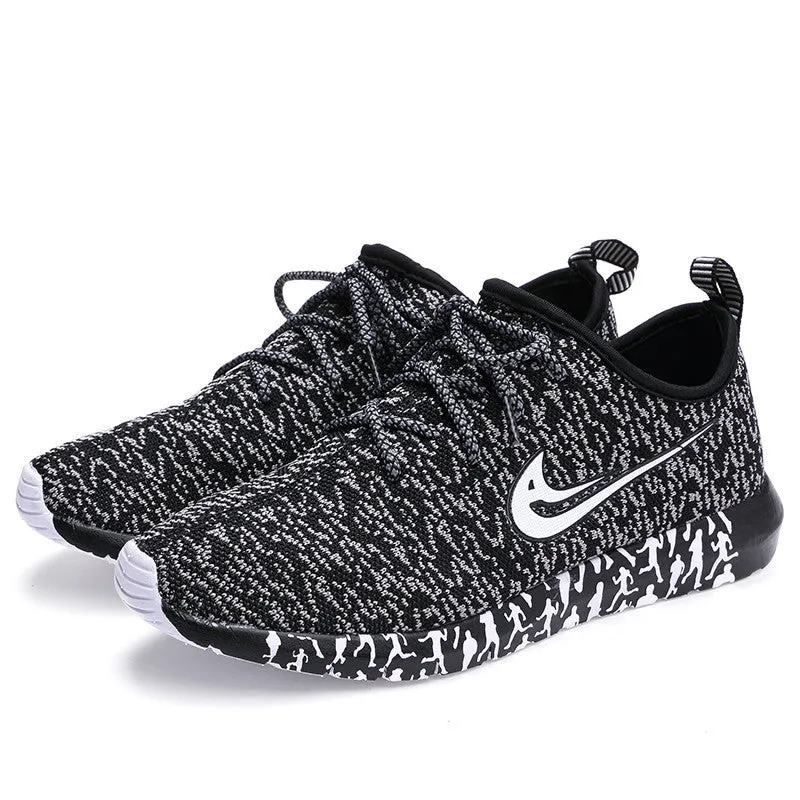 New Summer Woman Running Shoes Comfortable Sports Shoes Loose-fitting Lace-up Flats Ladies Breathable  Women's shoes 3 color