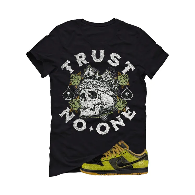 Nike Dunk Low Halloween Skull Black T-Shirt (TRUST NO ONE)| illcurrency
