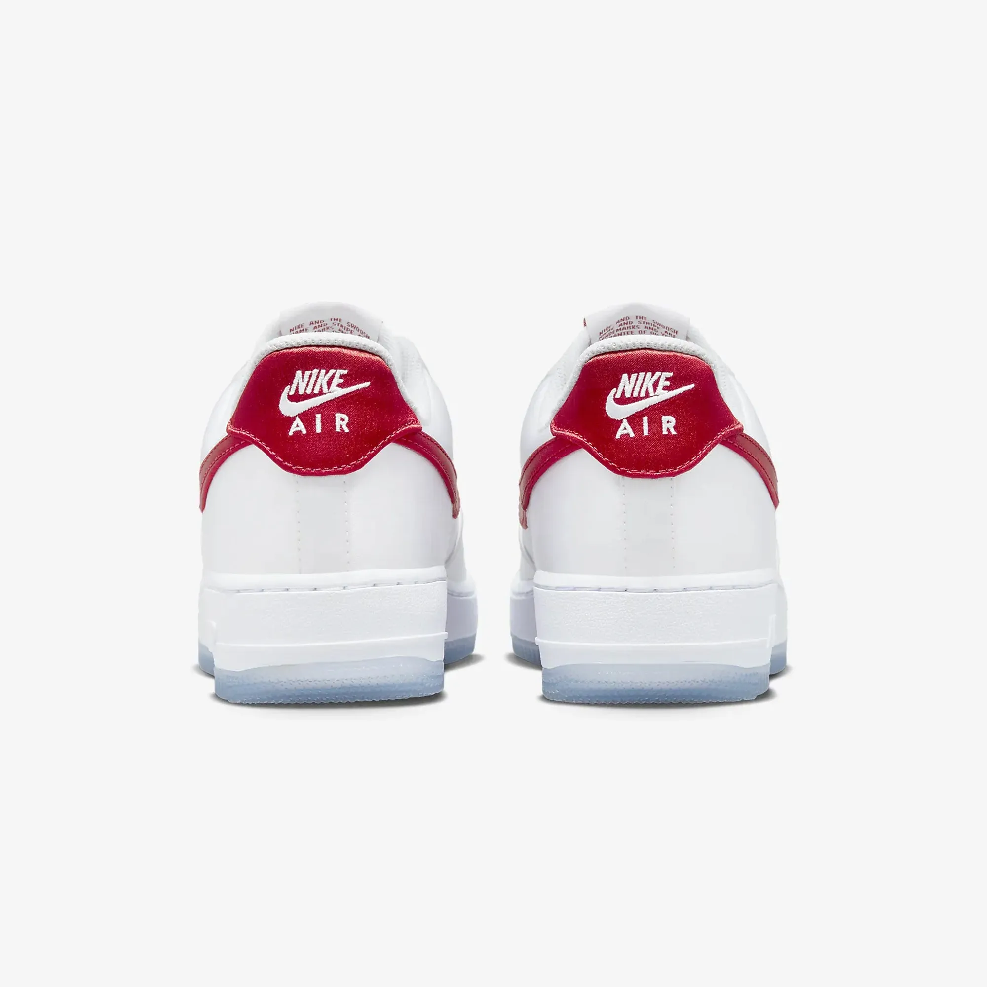Nike | WMN'S AIR FORCE 1 '07 { WHITE/VARSITY RED