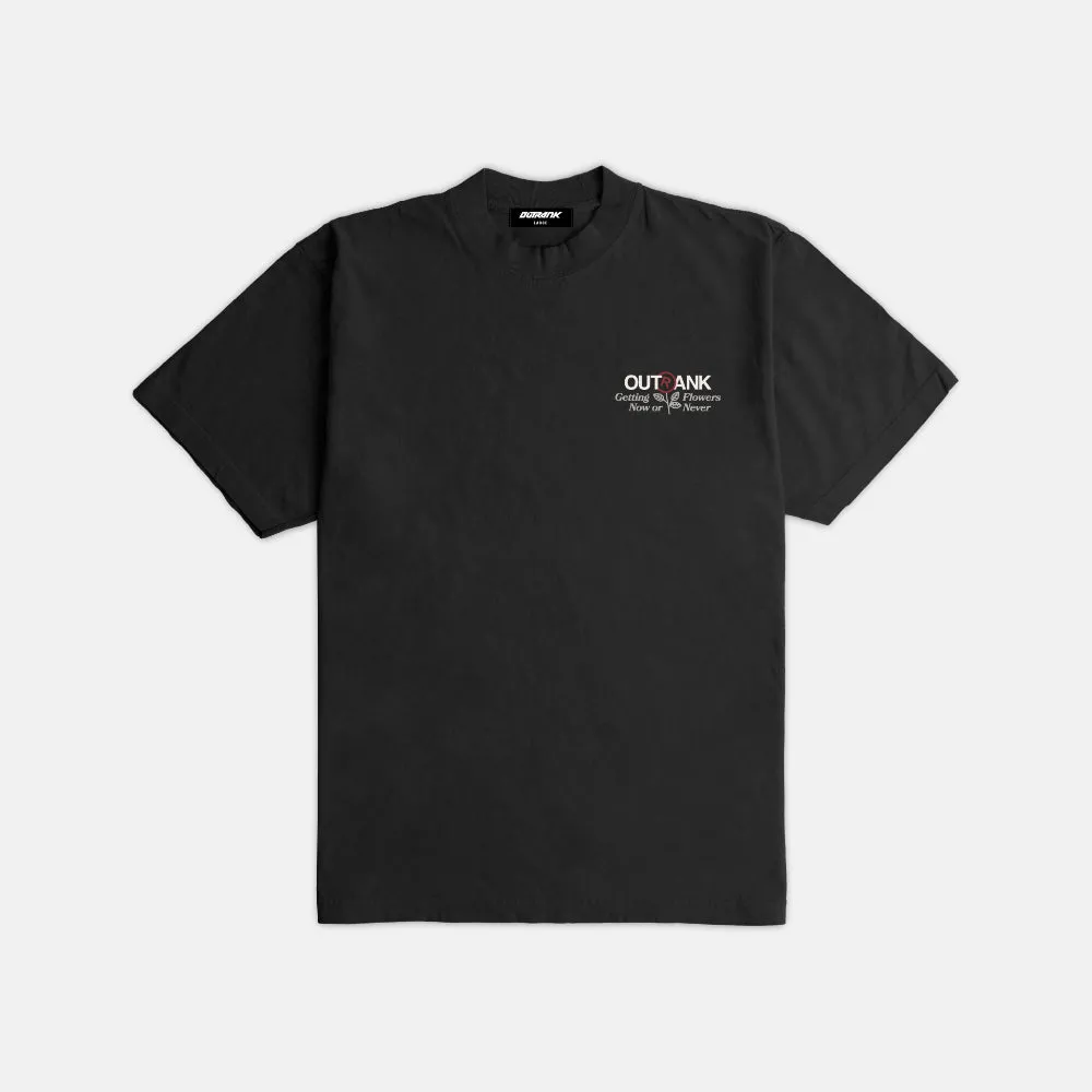 Now or Never Embroidered Ultra Heavyweight T-shirt