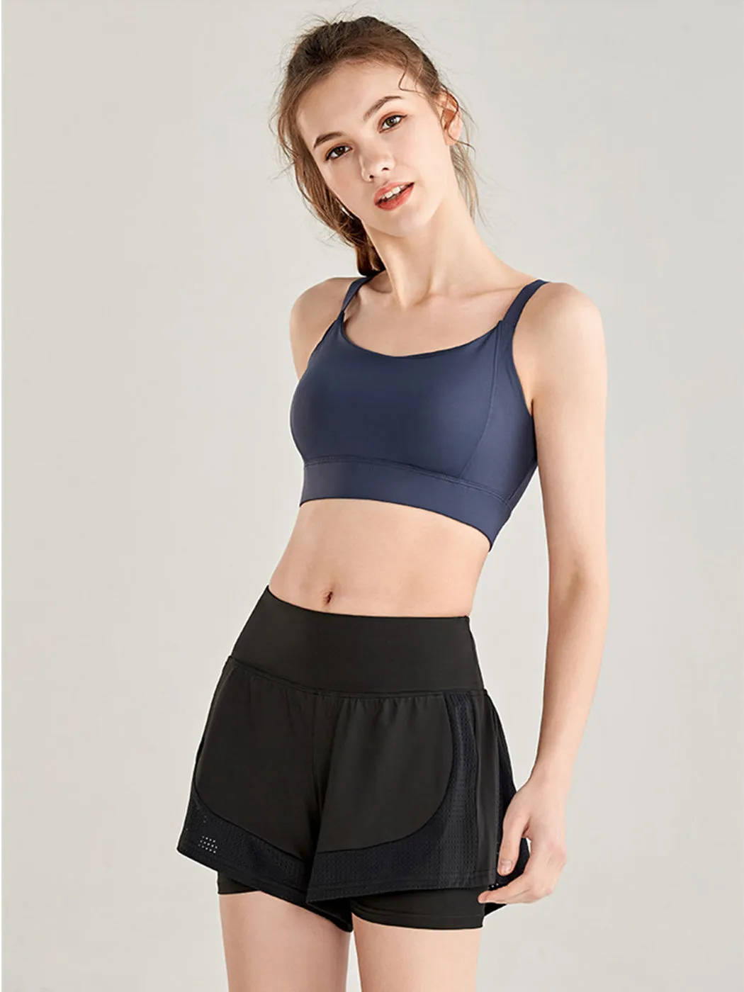 Quick Dry Loose Running Short 2-in-1 Gym