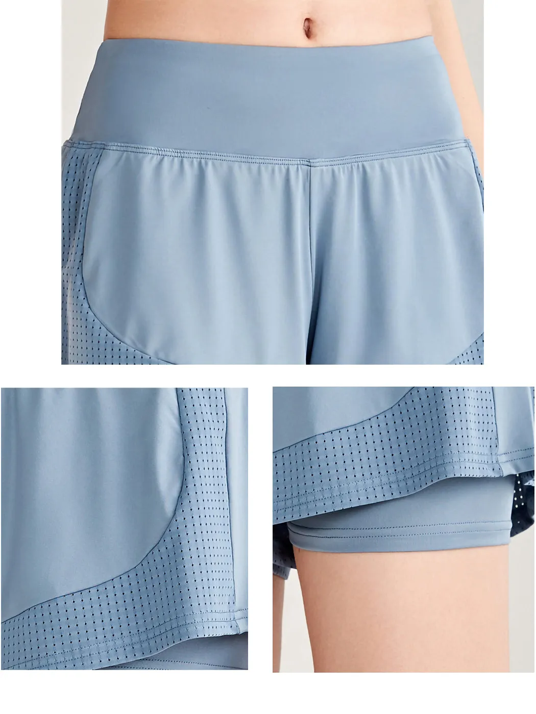 Quick Dry Loose Running Short 2-in-1 Gym