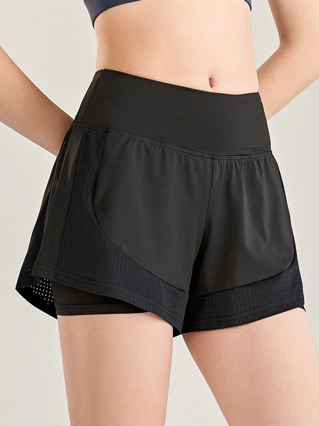 Quick Dry Loose Running Short 2-in-1 Gym