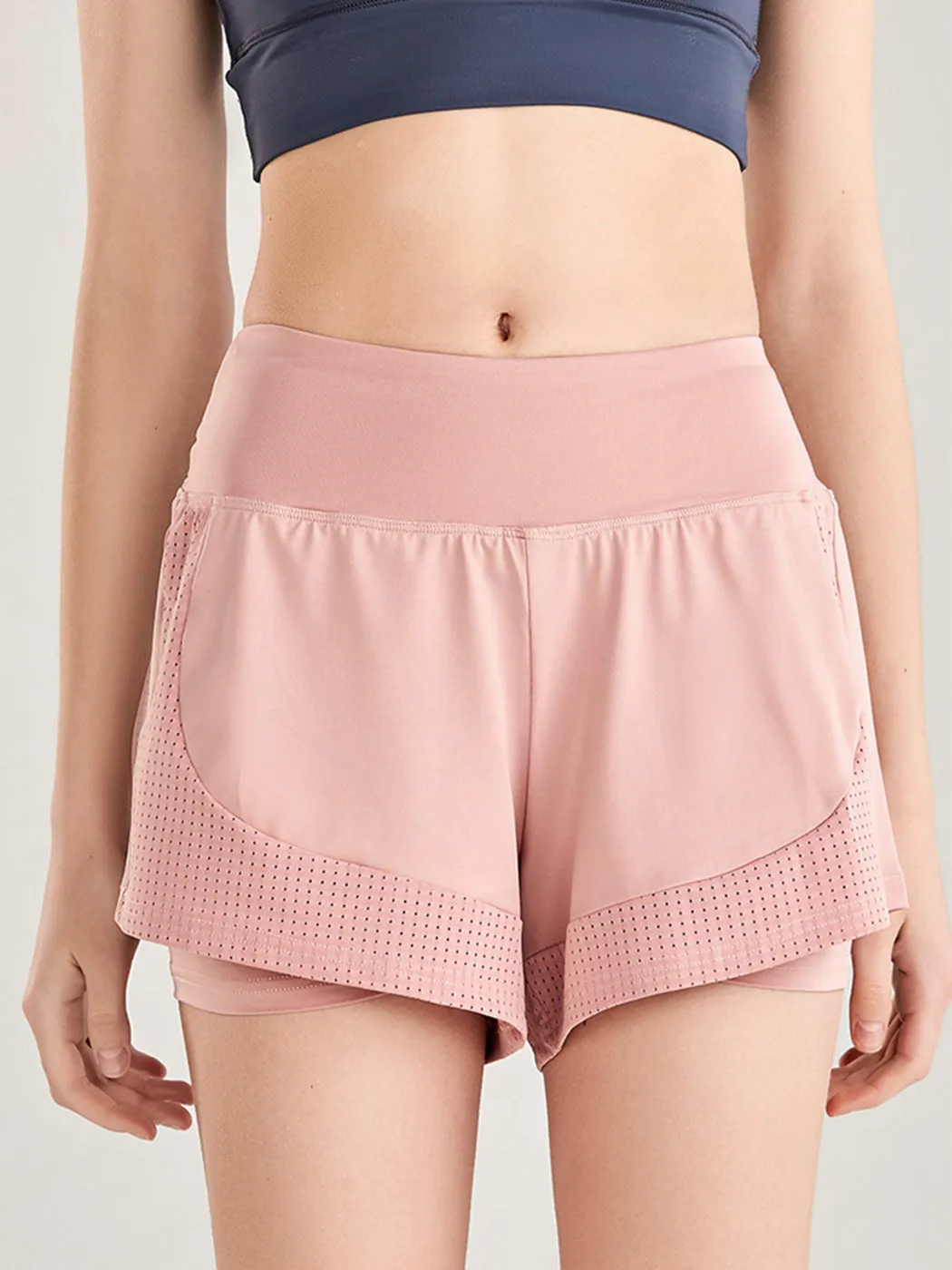 Quick Dry Loose Running Short 2-in-1 Gym