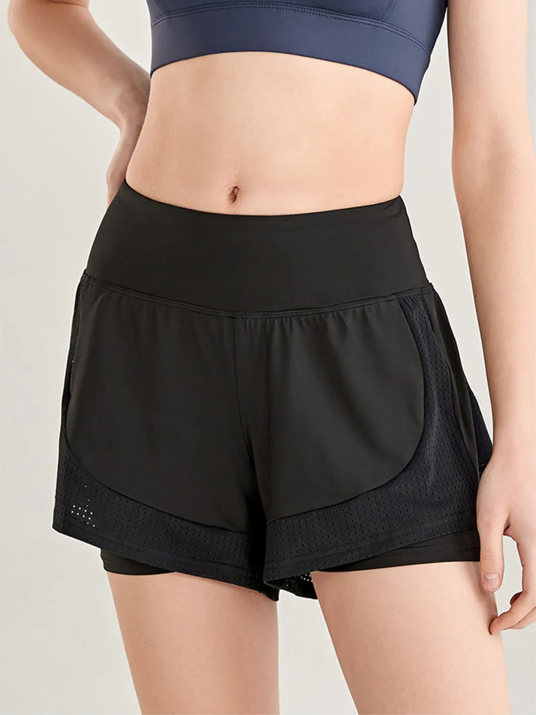 Quick Dry Loose Running Short 2-in-1 Gym