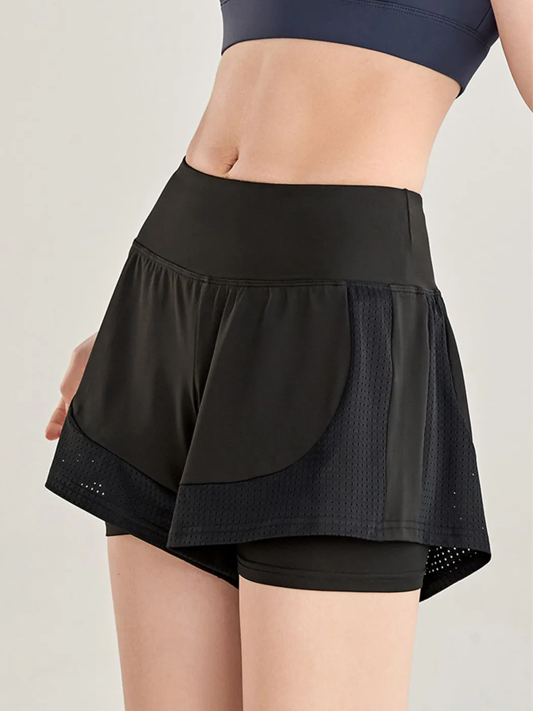 Quick Dry Loose Running Short 2-in-1 Gym