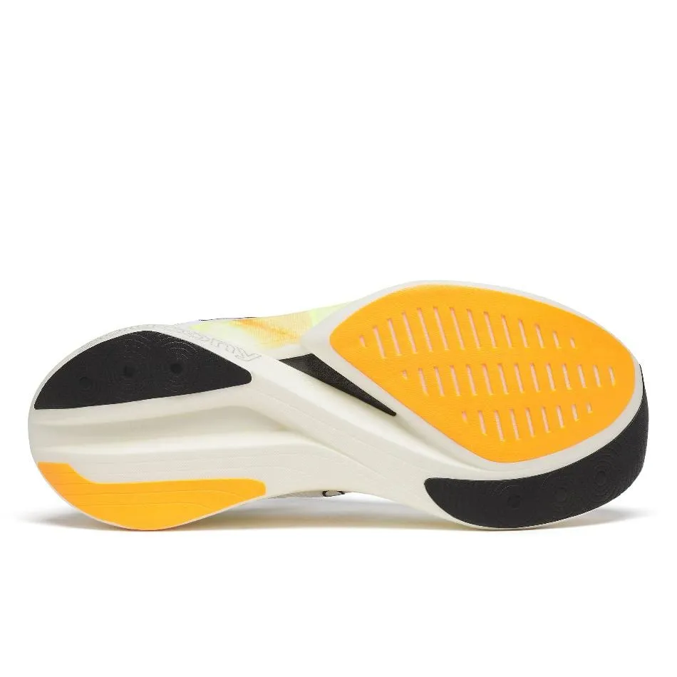 Saucony Unisex Endorphin Elite 2 Running Shoes in White/Peel SS25