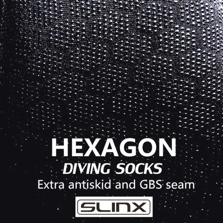 SLINX 1702 3mm Neoprene Non-slip Warm Diving Socks, Size: M