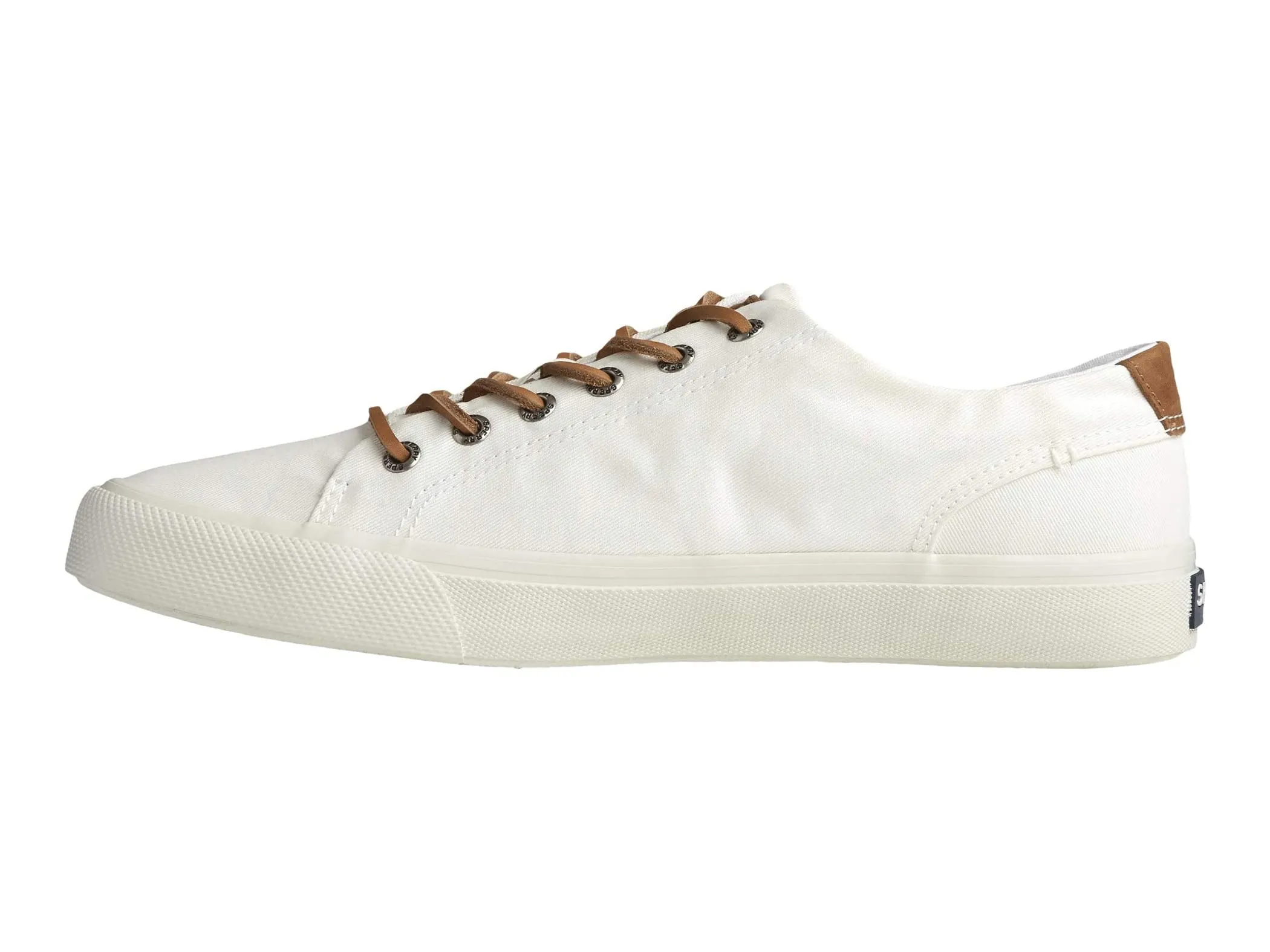 Sperry Striper Ii LTT Lace Up Lightweight Canvas Sneaker SW WHITE
