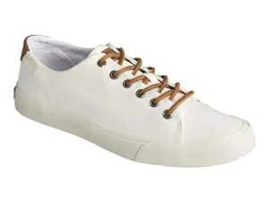 Sperry Striper Ii LTT Lace Up Lightweight Canvas Sneaker SW WHITE