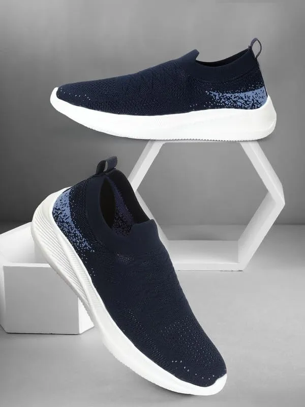 SPRENGE Zebra Running Shoes for Men Navy Sky